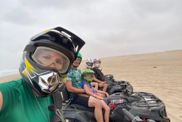 Agadir quad biking and sandboarding tour on beach and desert