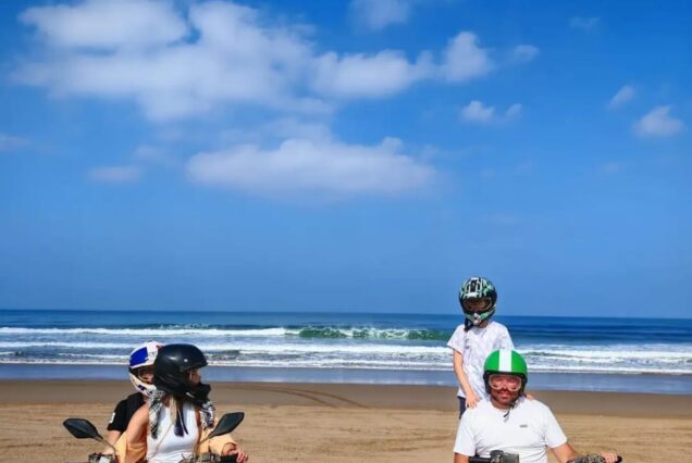 Agadir quad biking and sandboarding tour on beach and desert